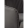 Stool on a metal frame Neli Metal/Eco -leather, Black/Gray 48x61x90 cm