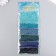 Round Beads 12/0 "Blue Azure" 6 colors x 10 g 20x8 cm