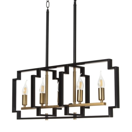 Chandelier 2739/5 E14 40W black and gold 29.5x7.8x25-97 cm Bayerlux-6