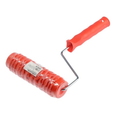 Decorative tundra roller, rubber, "pine bark", handle d = 6 mm, 180 mm-8