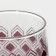 High glass glass "Romb", 330 ml, lilac color