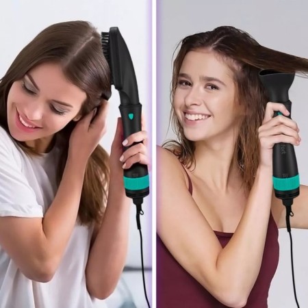Fengage flash “4 in 1” KitFort KT-3236-2, 1000 watts, 2 speeds, 2 temperature conditions, black and turquoise color-2