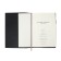Organizer, A5, 128 sheets, a cage, a cover of leatherette, with a side bookmark, "Business", Black