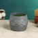 Floristic pot "Council" gray, 6.5x6.5x6cm