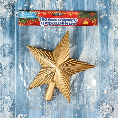 Tips "Star" relief, 18x19 cm, gold-1