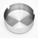 Stainless steel ashtrays, D-8 cm, chrome