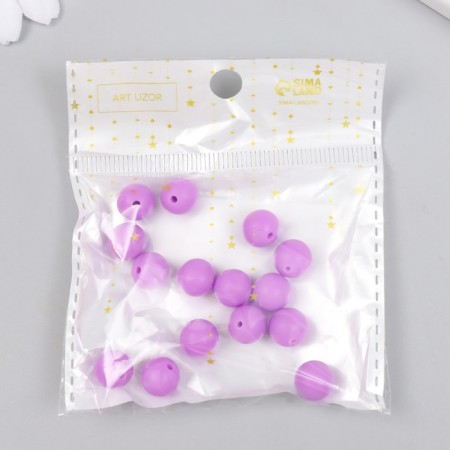 Busina silicone "round" classic purple d = 0.9 cm-2
