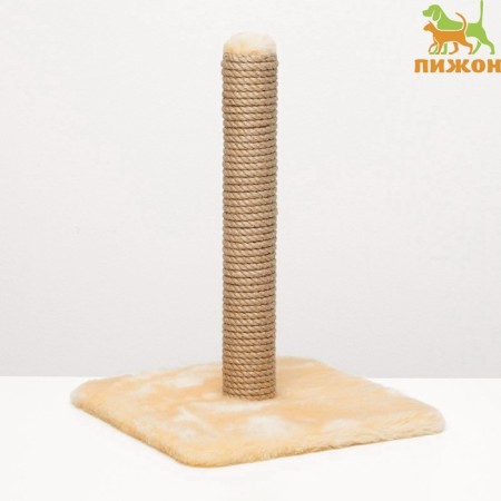 Claw "Joy" on a stand, 30 x 30 x 40 cm, jute, light brown-1