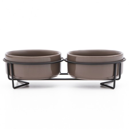 Ceramic bowls on a stand 2 x 250 ml-3