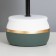 Table lamp "Aisha" 1x40W E14 white/green 18x18x32cm