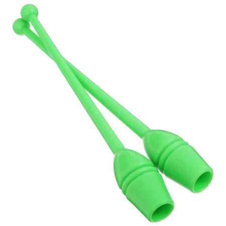Bulas for rhythmic gymnastics inserted Grace Dance, 35 cm, green color-2