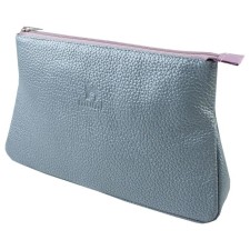 Cosmetic bag with lightning, blue color