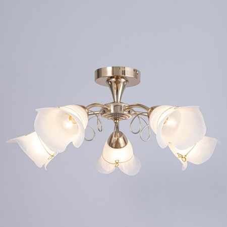 Chandelier Ceiling relic 5x40W E27 gold 60x60x30 cm-1