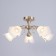 Chandelier Ceiling relic 5x40W E27 gold 60x60x30 cm