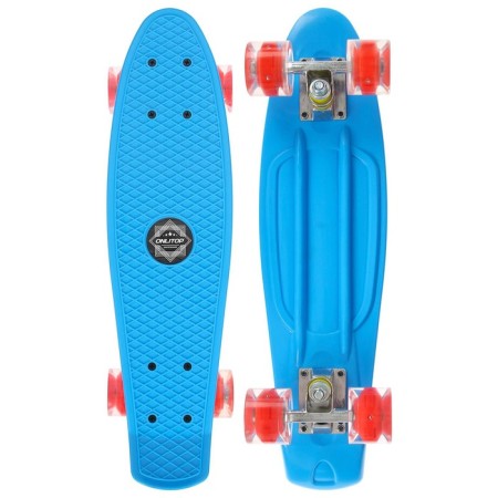 Skateboard Onlitop, 56x15 cm, light wheels PU 60x45 mm, aluminum frame, color mix-9