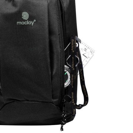 Tourist backpack Maclay, 10 liters, black-14