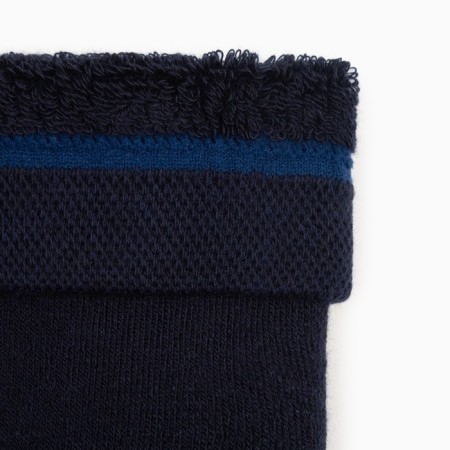 Pantyhose children's terry color dark blue, height 116-122-2