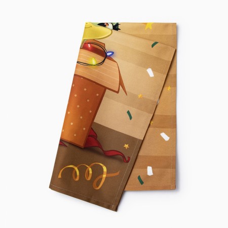 Ethel Kitchen towel "SSSSYURPRIZ" 40x70 cm, 100% HL, sarzha 190 g/m2-4