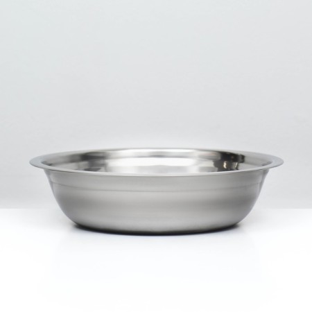 Миска металлическая эконом, 1,5 л, 25 х 6 см-1