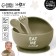 Baby plate on a suction cup and cutlery, M&B, green