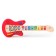 Musical toy "guitar", sensory, red