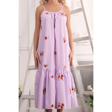 Women's dress, size 50, lilac color-8