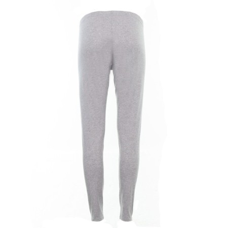Female leggings elongated, color gray melange, size 46-8