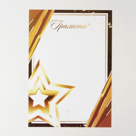 Diploma "Golden Star", 157 gr/sq.m-1