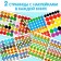 Stickers-Kruzhoki set "Funny classes", 4 pcs. 16 p.