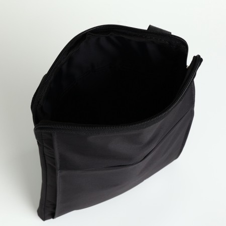 Male bag, rise, black color-3