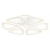 LED ceiling LED with Ambrella Light, Original, FA4518, 6XLED, 80 W, 6000LUM, 3000-6400K, white color.