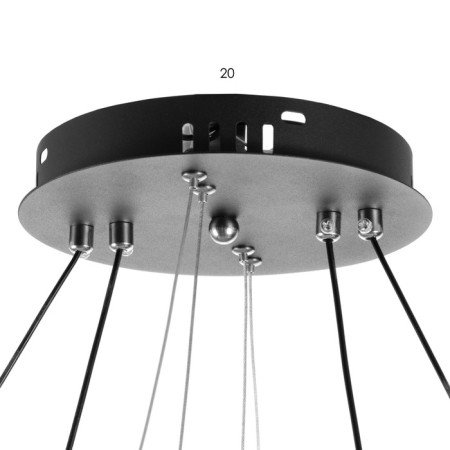 Lumber "Holter" LED 236W 3000-6000K black 60x60x9cm Bayerlux-7