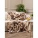 Texrepublic blanket, size 180x200 cm, brown color