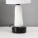 Traffic lamp with lampshade Risalux "Heart", E14, 40 W, White/Black, Figure base, 13 × 13 × 29 cm