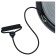 Half -sphere Bosu is gymnastic, with a pump, 46x20 cm, gray color