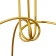 Causte "Knot" 3khe27 40W gold 54x54x40 cm Bayerlux