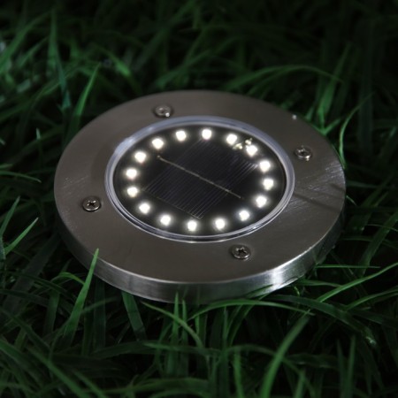 Garden lamp on the sunny battery, 11.5 × 13 × 11.5 cm, 16 LED, glow warm white-1