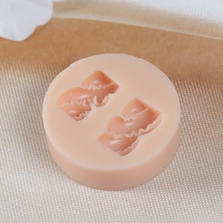 Mold Silicon "Marshmallow Kosichka" product 2x1.3x0.5 cm-2