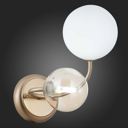 Wall lamp EVOLUCE. Sle220921-02. FORMAE. 2x5 watts, G9, 4000k, 13x15 cm, golden color-2