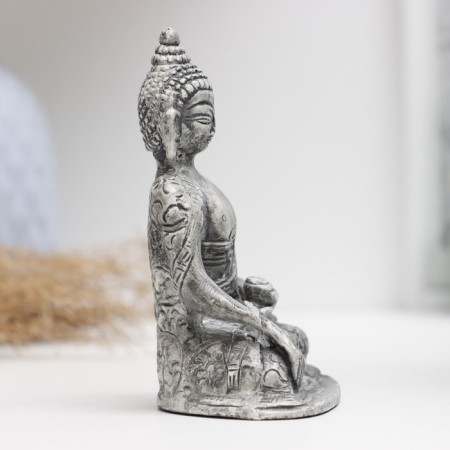 Figure "Buddha" Gray, 10.5cm-3