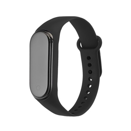 Watches electronic watches, silicone strap, black-3