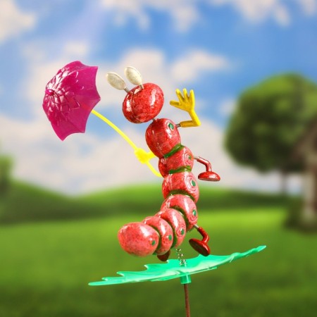 Plug "caterpillar with an umbrella", 13x16cm, length 60cm-2