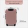 Big suitcase 28 ", code castle, pink color