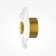 Bra Maytoni Mod343WL-L5BS3K Sparkle, 75x200x200 mm, LED, 5W, 250LM, 3000K, brass color