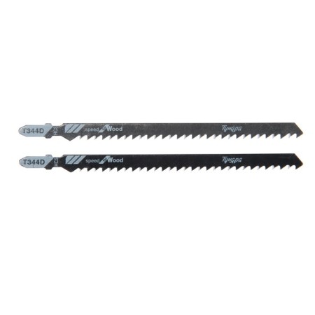 Files for tundra jigsaws, on wood, straight coarse cut, HCS, 120/150 x 4 mm, 2 pcs.-1