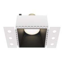 The built-in lamp Technical DL051-01-GU10-SQ-WB, 1x20W, 13x7.5x5.5 cm, GU10, Black color Black