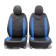Aeroboost 3D AeroChli, 11 items, 5 head restraints, 2 lightning, Airbag black and blue