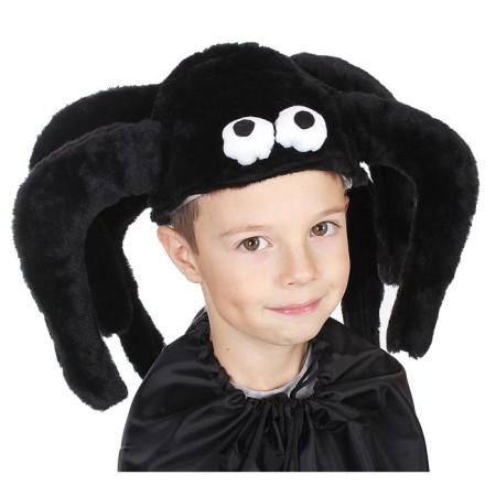 Children's carnival costume "Spider", hat, raincoat, height 122-134 cm-1