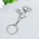 Metal key "Moped" silver 3.6x4.9 cm