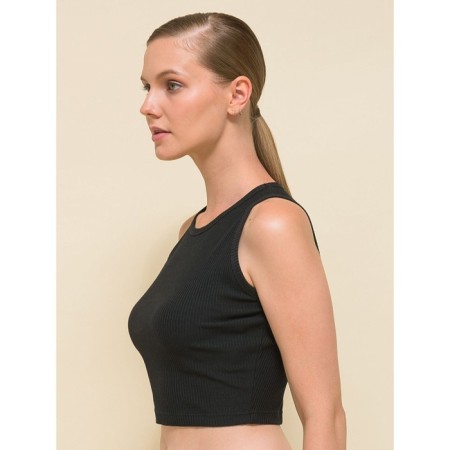 T -shirt female, size 46, black color-2